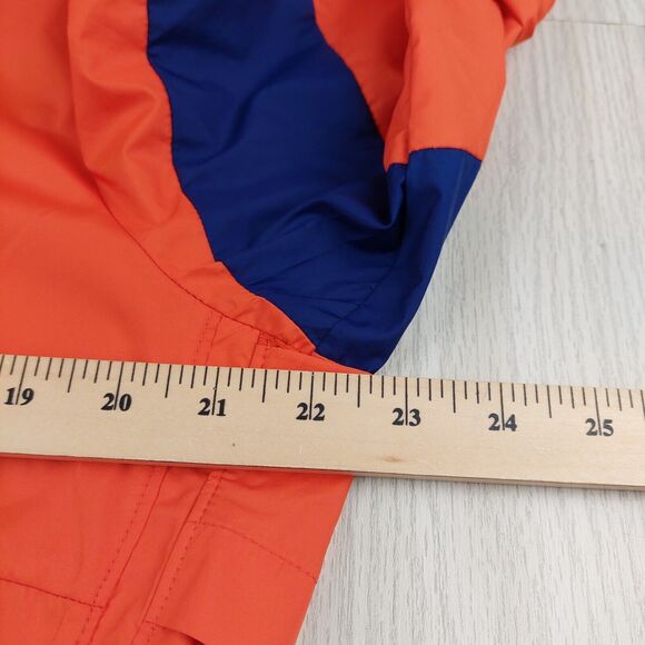Nike Clemson Tigers 1/4 Zip Windbreaker Pullover Jacket Mens Medium Orange Vent - Picture 9 of 10